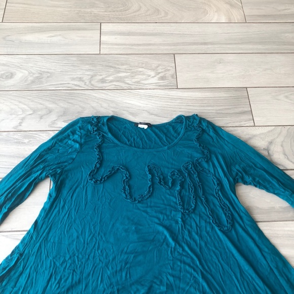 ING from Macy's 2x long sleeve blouse - Picture 2 of 6